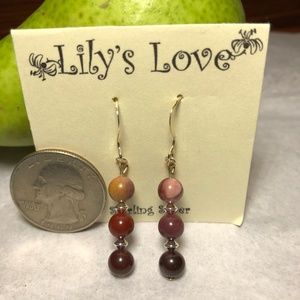 Moukaite Jasper Earrings